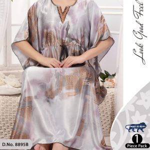 XXL Butterfly Satin Kaftans