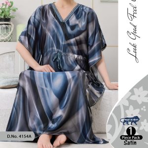 Med/Large Butterfly Satin Kaftan