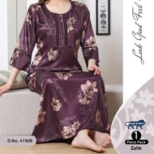Italian Satin Med/Large 3/4 Sleeve