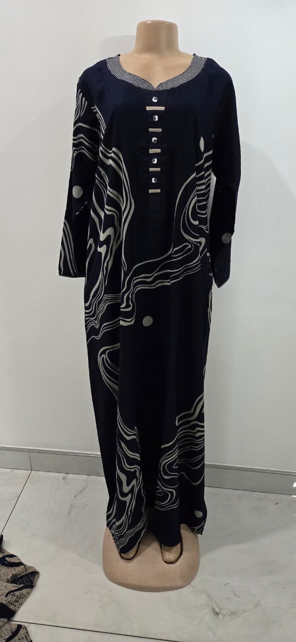 Viscose Kaftan XL Long Sleeve - Image 3