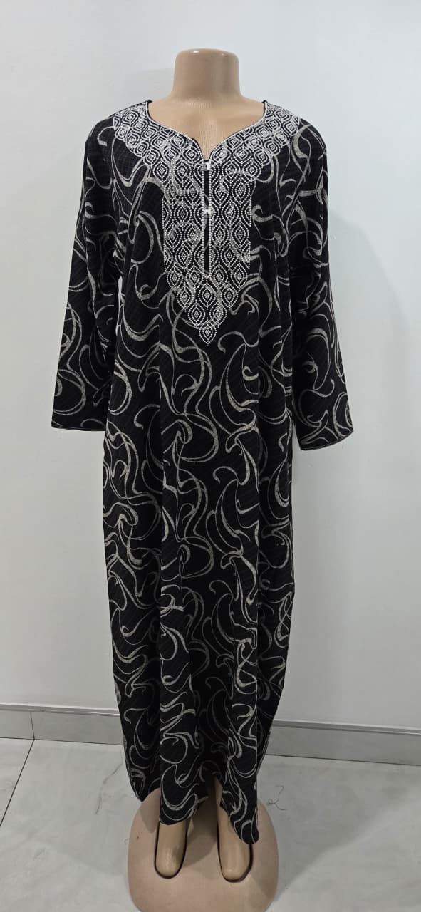 Viscose Kaftan LARGE Long Sleeve - Image 3